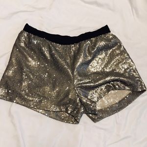 Zara Sequin Shorts